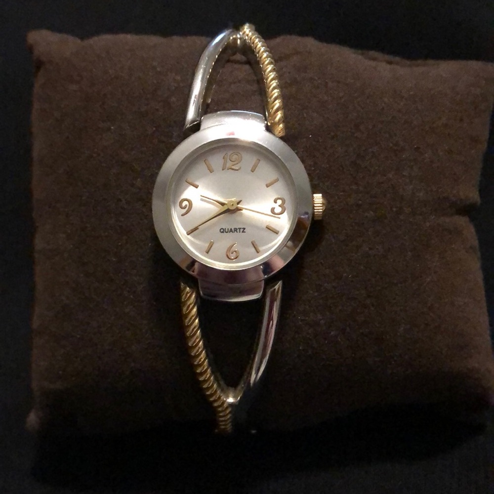 Two-Tone Quartz Watch